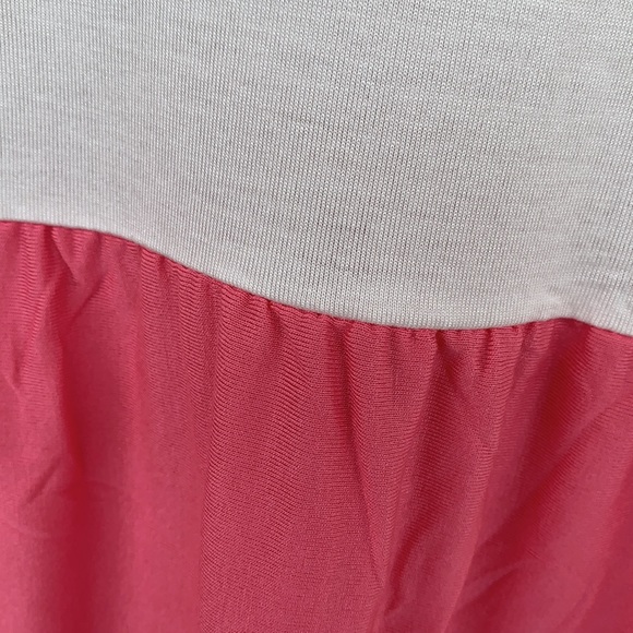 ❌DONATED❌Cherish Pink Rose Contrast Striped Short Sleeve Top - Picture 10 of 12